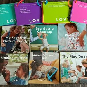 Lovevery Book Set and Play Guides. Toddler 3 and 4 year olds.